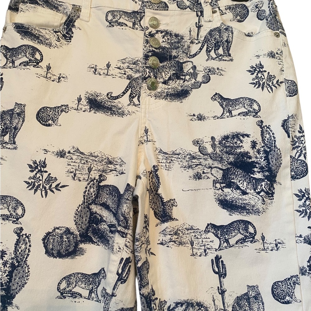 Wild Fable White with Desert Print Skinny Jeans - Picture 3 of 13